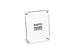 Transparent Photo Frame Acrylic Picture Frame To Display Certificates And Photos With Metal Rack24.2 X 33.9 Cm / 9.5 X 13.3 In LAXISCREED