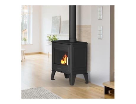 Fogão 8.7Kw a Lenha Preto Fr9016210B SUPRA