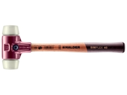 HALDER-3008.080-Martelo De Nylon Simplex Ø 80 Mm