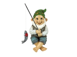 Ornamentos De Resina E Gnomos De Jardim Para Pesca E Decoração