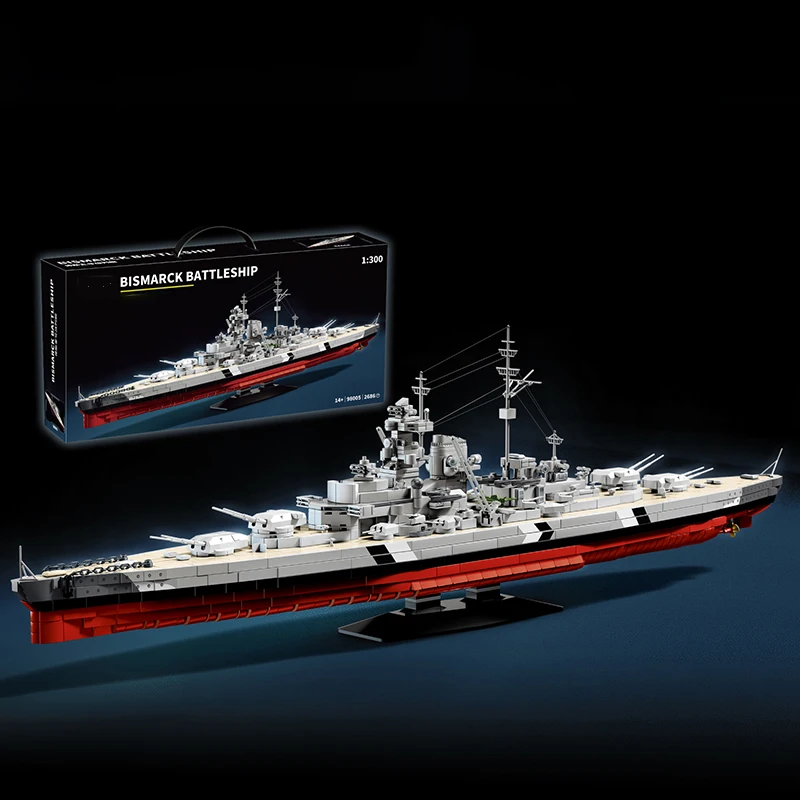 Brinquedo De Montar Moc (modelo De Navio De Guerra) Em Escala 1:300, Novinho Em Folha.