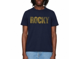 Rockinstone Rocky Movie Logo Navy Adult T-shirt Size:m