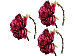 Conjunto De 3 Peças De Tiara Sintética, Acessório Elegante Para Casamentos E Festas, Ideal Para Damas De Honra E Madrinhas.