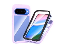 Capa Para Google Pixel 11 Pro Xl Com Protetor De Ecrã Hibbent (roxo)