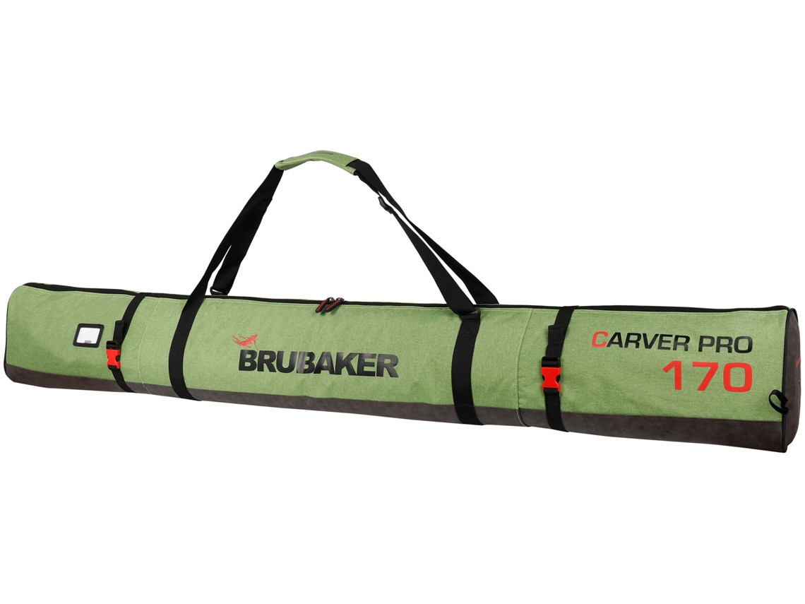 Brubaker Saco De Ski Carver Performance 170cm Acolchoado Preto/verde