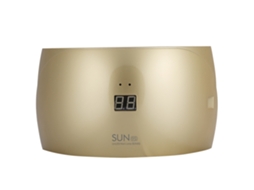 Lámpara Secadora De Uñas Com Led Uv Moderna E Prática Com Tela Digital Dourada