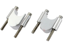 Adaptador Universal de Alumínio para Guidão Motocicleta 22/28 Mm Suporte Elevador Abraçadeira Barra Apoio