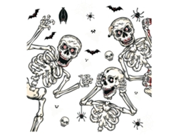 Adesivos De Caveira Halloween Para Janelas Portas E Paredes Decorativos