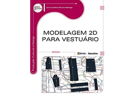 Livro Modelagem 2D Para Vestuario de Laura Carolina Oliveira Nóbrega (Português do Brasil)
