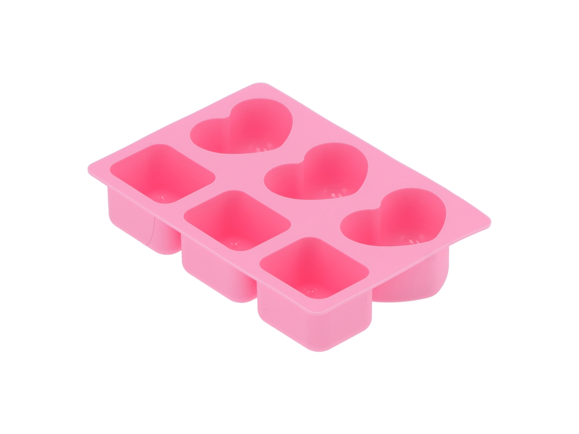 Molde De Silicone Retangular De 6 Grades Para Bolo, Sabão, Ferramenta De Cozinha Para Casa E Padaria