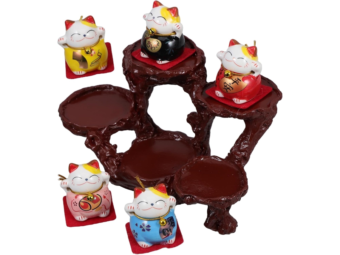 Decorações Para Carro, Enfeites, Decorações Divertidas, Acessórios De Painel Em Cerâmica Com Gatos