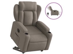 Electric Stand Up Recliner Chair, Electric Stand Up Recliner Chairs Vidaxl Cinzento-acastanhado Tecido
