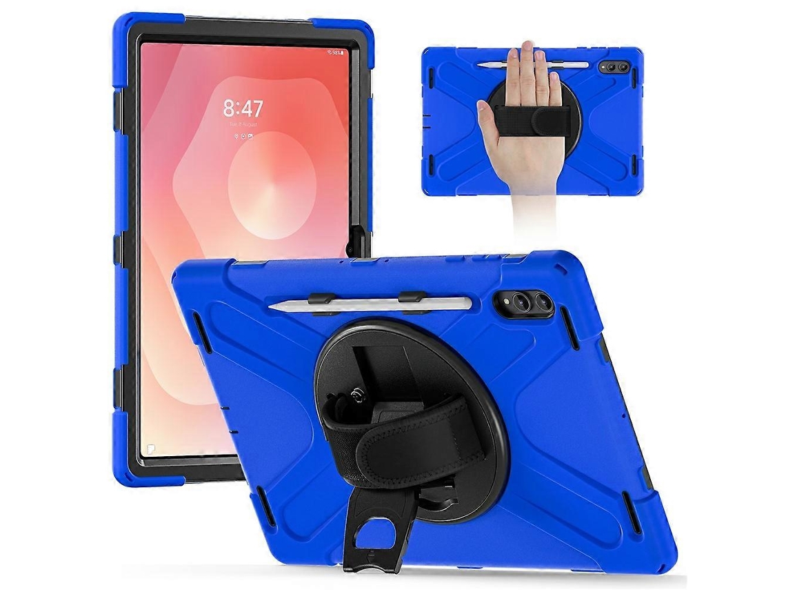 Capa Para Tablet Compatível Com Samsung Galaxy Tab S11 Ultra, Feita De Tpu + Pc + Silicone Com Suporte E Proteção Contra Quedas.