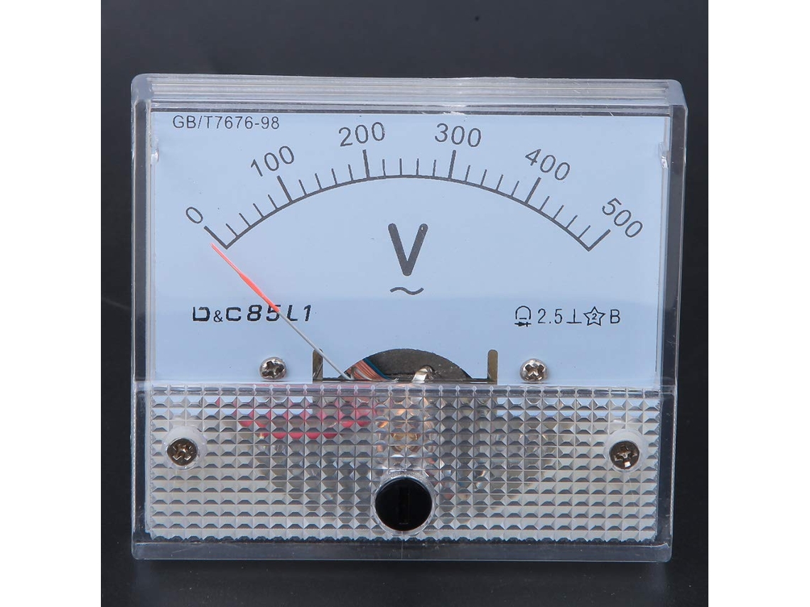 Voltímetro Analógico Com Detector De Tensão 0-500v Para Dispositivos