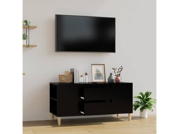 Vidaxl Móvel Para Tv 102x44,5x50 Cm Derivados De Madeira Preto