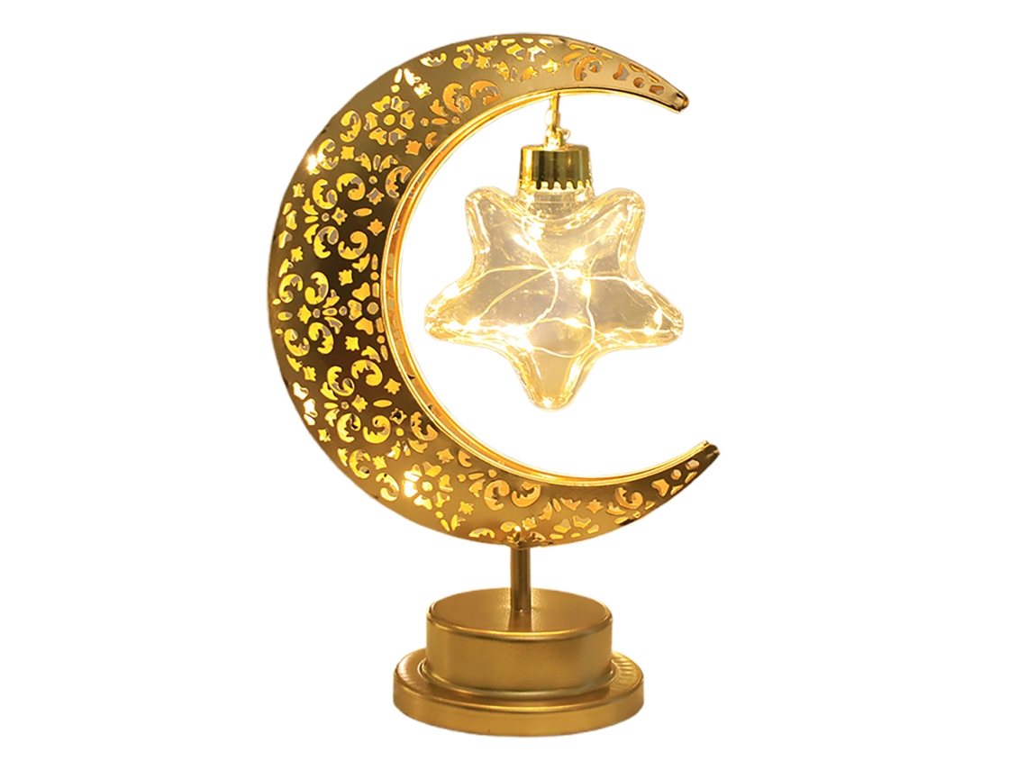 Lâmpada de Mesa Moon Hollow com Estrela LAXISCREED