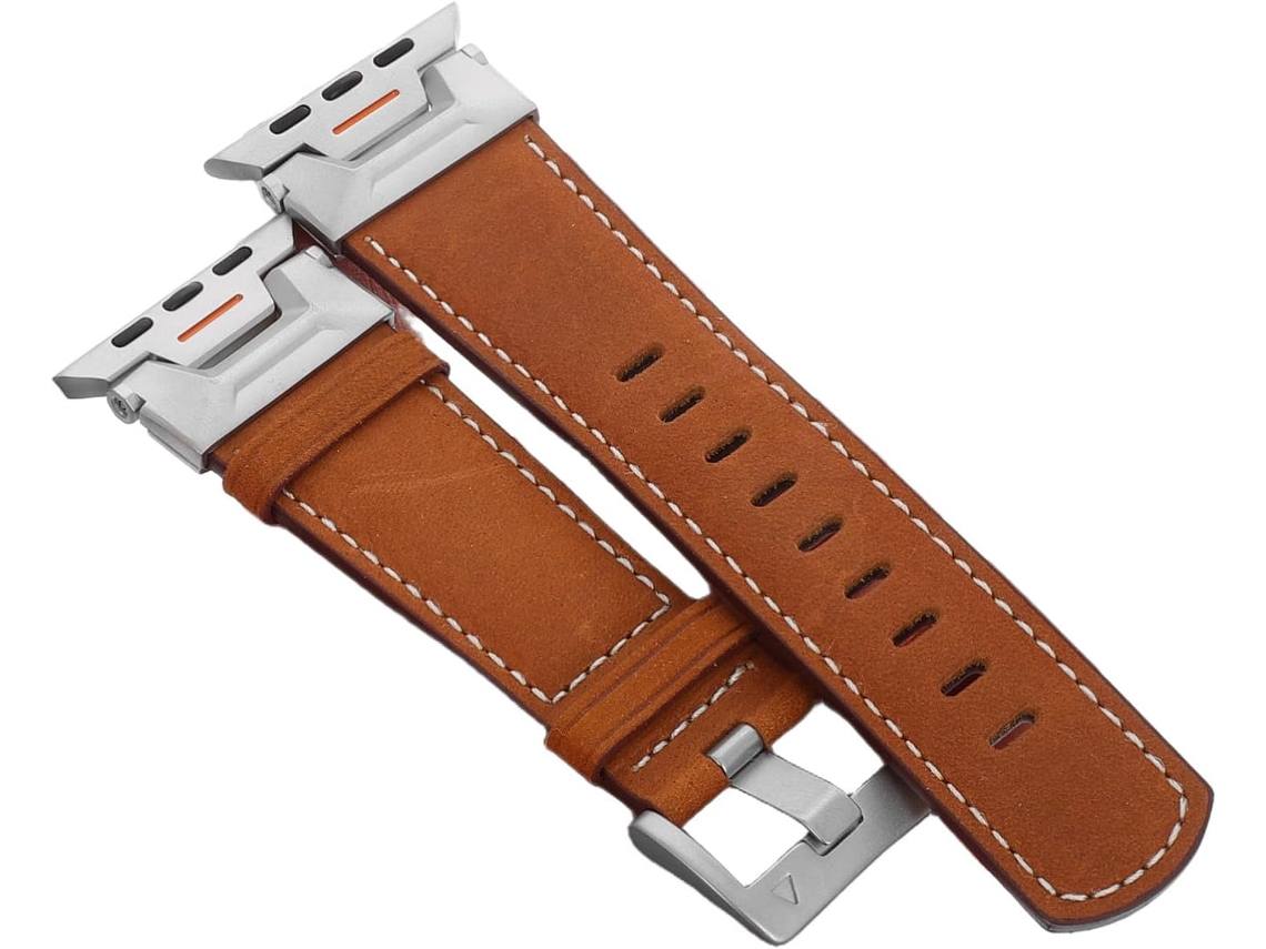 Pulseiras De Couro Elegantes E Confortáveis Para Smartwatch Series 7,