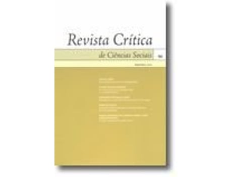 Livro Revista Crítica de Ciências Sociais Nº 94 .