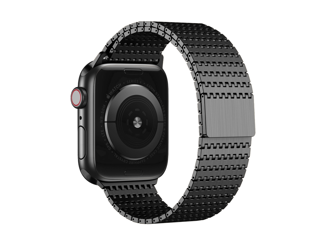 Pulseira De Relógio Elegante Em Malha De Aço Inoxidável, Adequada Para O Apple Watch Super Deluxe, Pulseira De Substituição.