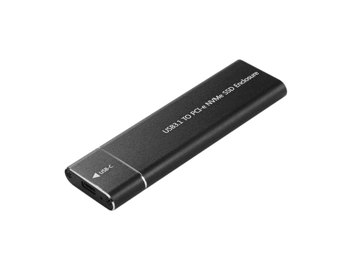Caixa De Ssd Nvme M Key M.2 Para Usb3.1 Type-c Enclosure De Disco Rígido 10gbps