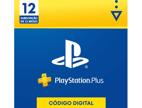 Cartão de Carregamento PlayStation Plus - Subscrição de 12 Meses (Formato Digital) — PS4