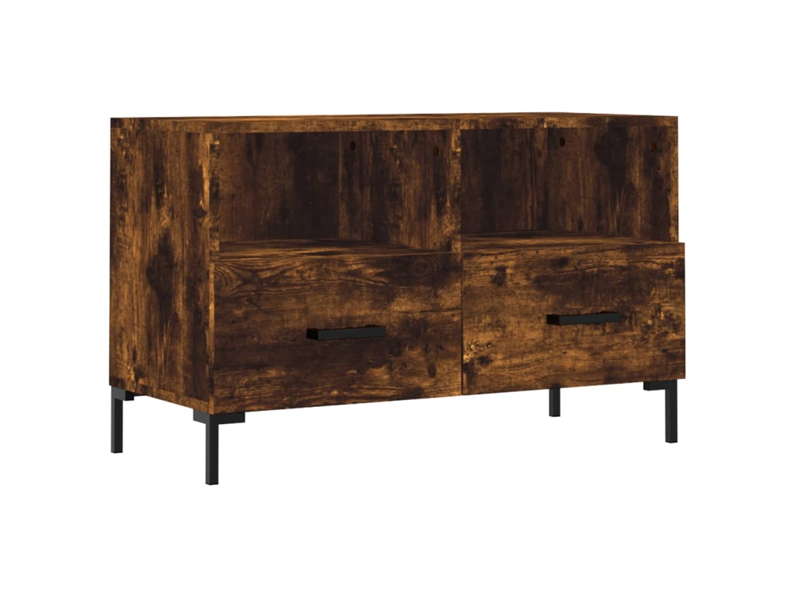 Tv Cabinet, Tv Cabinets Vidaxl Marrom Madeira Processada (n/a)