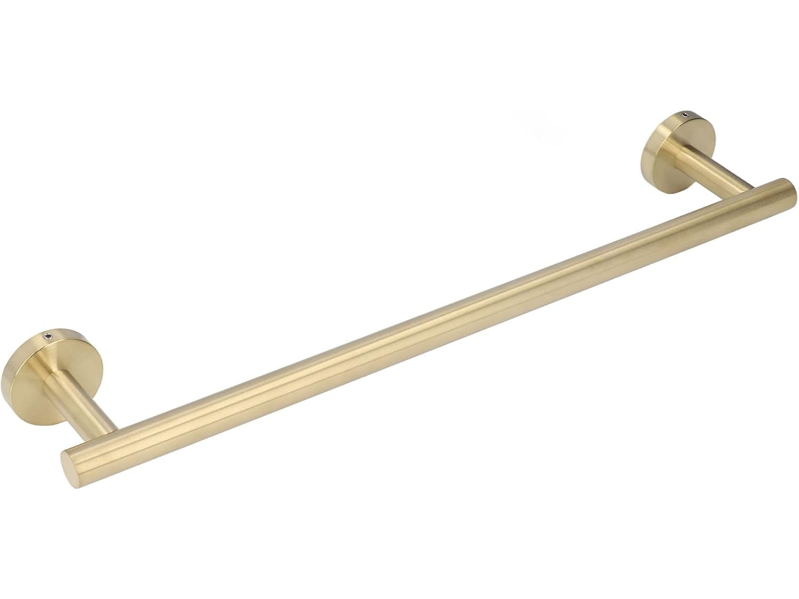 Toalheiro Dourado Elegante Em Aço Inoxidável 304 Para Banheiro, Ideal Para Lavanderia, Com 45cm 17, 7pol