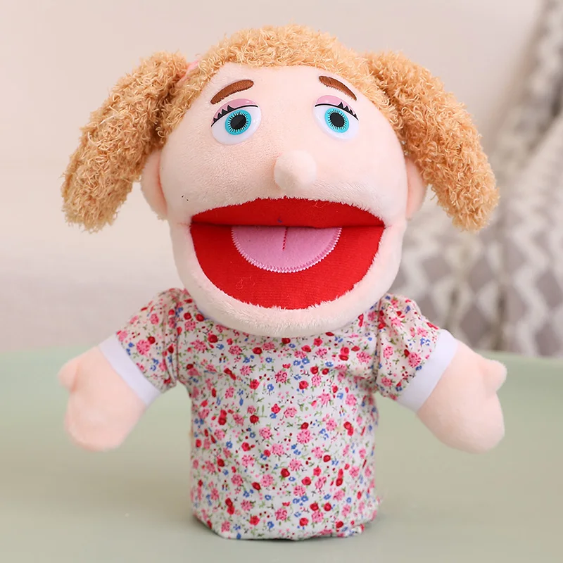 Fantoche de Dedo de Pelúcia Infantil, Acessório para Histórias de Ninar MDUG (estilo 11, 33 Cm)