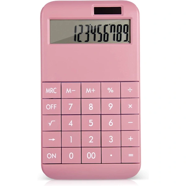 Calculadora Padrão Simples Calculadora De Mesa De 12 Dígitos Com Visor Grande Slowmoose