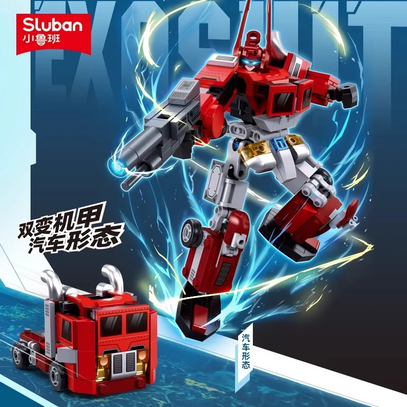 Conjunto De Blocos De Montar Mech Robot Warrior