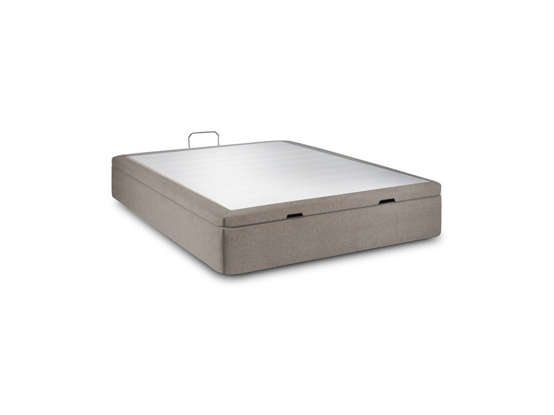 Sommier com Arrumação Rebatível Tribu Taupe 200 X 80 cm