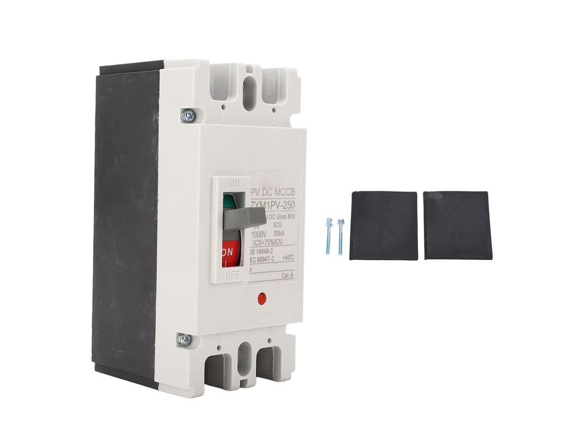 Interruptor de Circuito CC 1000v 2p 180a para Baterias Solares | S/MARCA