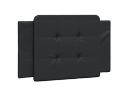 Headboard Cushion, Headboard Cushions Vidaxl Preto Couro Artificial (80 Cm)