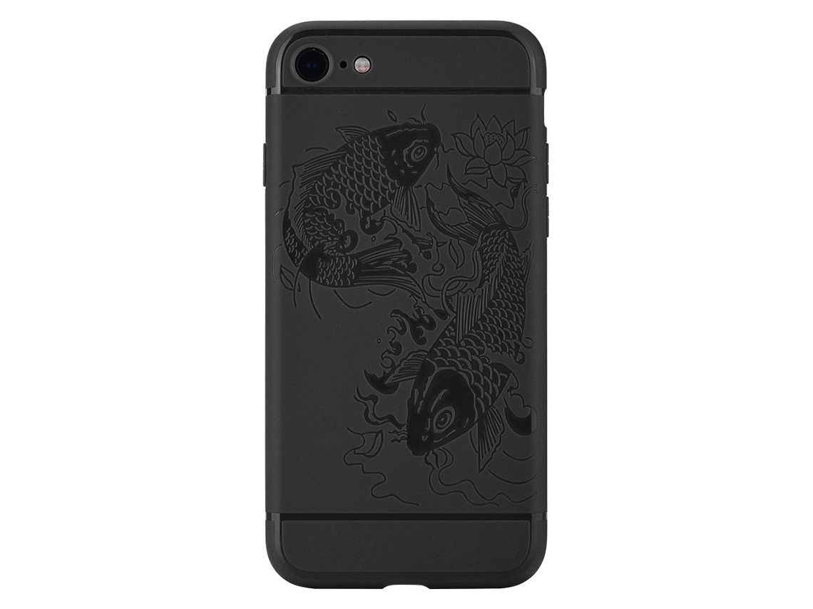 Capa de telefone padrão de peixe para iPhone 7 EOOCOO