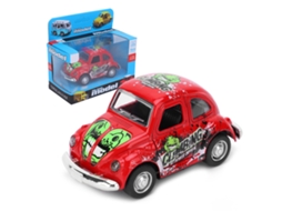 Mali modelo de Carro de Liga 1:36 com Luz e Som Brinquedo de Veículo para Crianças (vermelho)