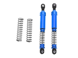 Conjunto De Amortecedores De Óleo Big Bore Para Carro Rc Crawler 1/10 Scx10 Alumínio Azul 105mm