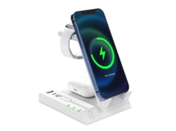 Estação de Carregamento Sem Rápido para iPhone 8 YIZHOOD Branco