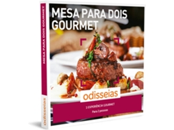 Pack Presente ODISSEIAS - Mesa para Dois Gourmet| Experiência gourmet para 2 pessoas