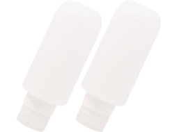 Ciieeo De 2 Frascos Flexíveis Recarregáveis De 200ml Em Silicone E Pp, Frascos Para Shampoo