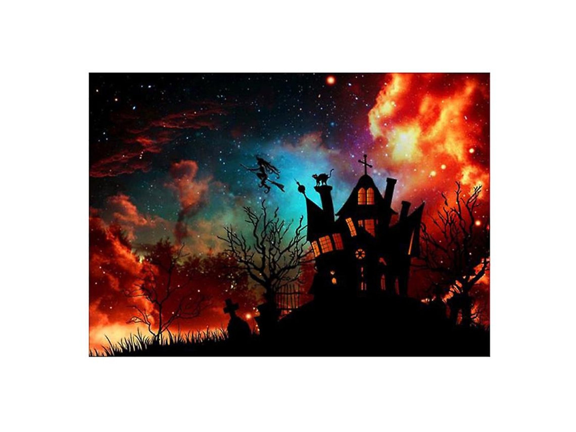 1 Peça De Pintura De Strass Para Decoração De Halloween ALLINLESS