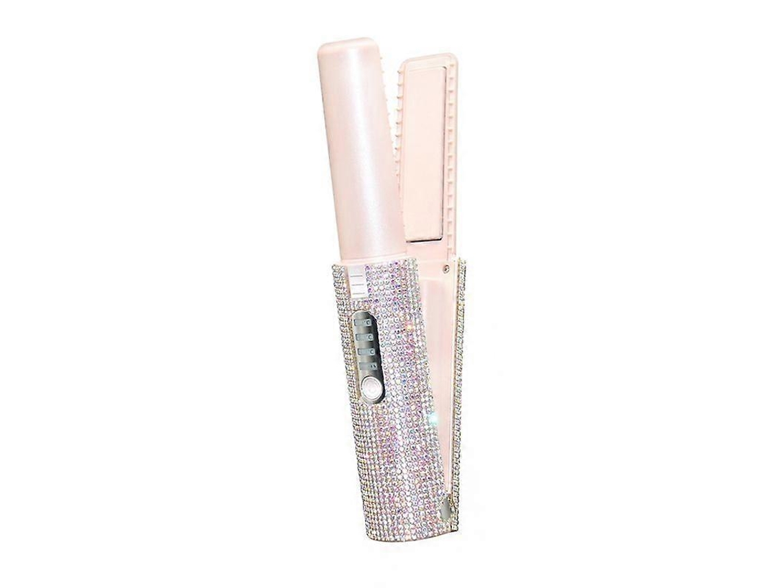 Escova Alisadora De Cabelo Elétrica 2 Em 1 Com Usb Nostalgia88
