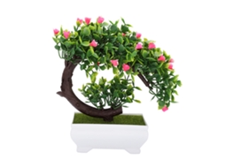 Bonsai Artificial com Flores Falsas para Decoração
