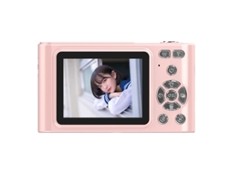 Câmera Digital 4k de Alta Definição, Zoom Digital de 16x, Flash Embutido CZHHMART (rosa)