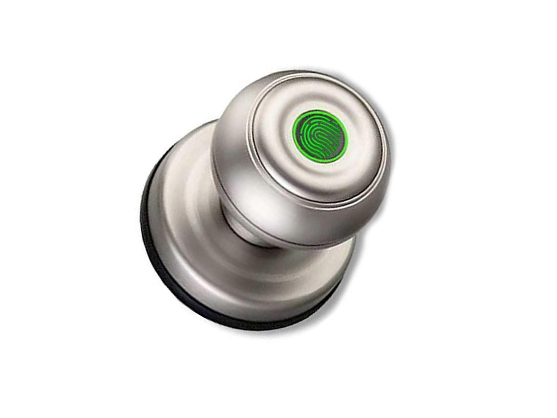 Fechadura De Porta Com Impressão Digital Inteligente, Controle Biométrico Por Aplicativo Com Chave, Maçaneta Da Porta Fg Aquaforge