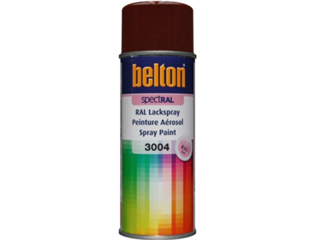Spray Belton Spect Ral Brilhante 400 Ml (Ral 3004 Vermelho Púrpura)