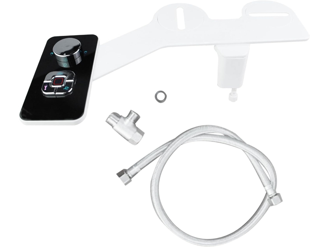 Suporte Para Bidê Com Controle De Pressão E Dois Jatos Para Lavagem Frontal E Traseira. Gokoco