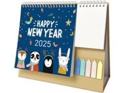 Calendário 2025, De Mesa (paisagem), Chão Planejador Familiar, Diário