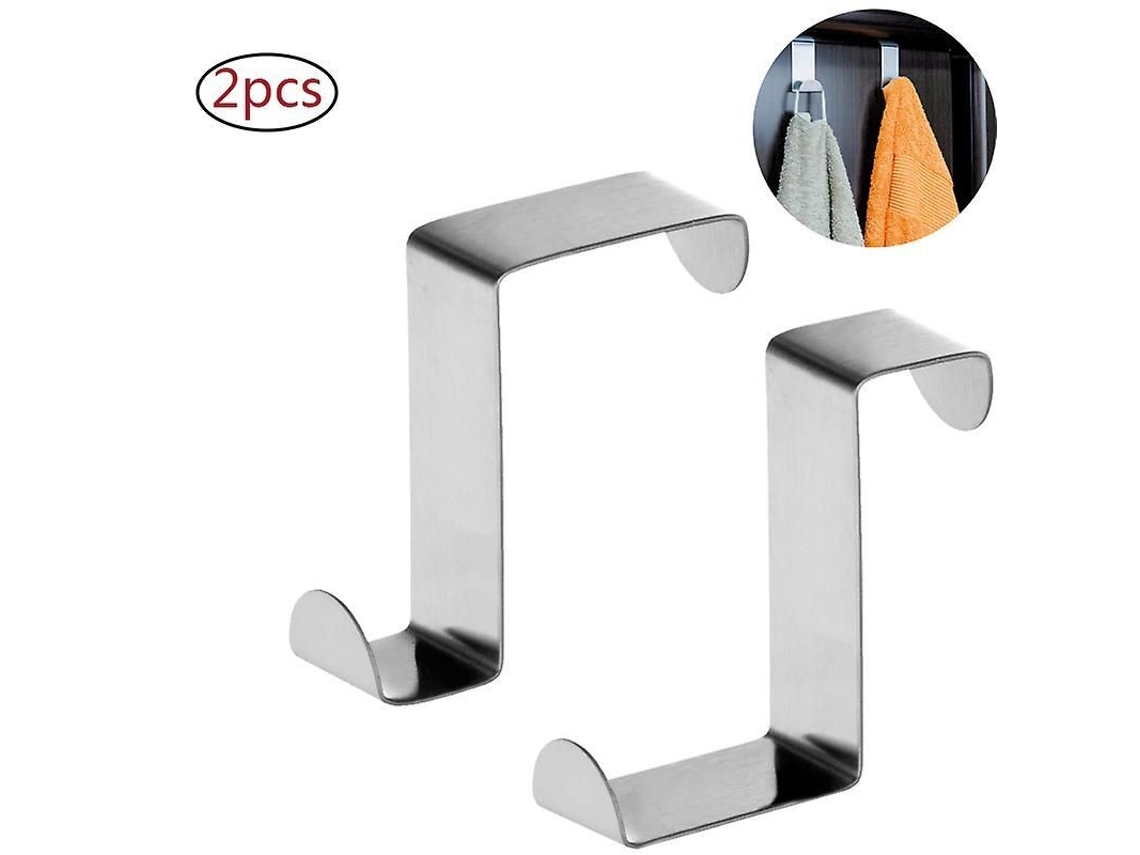 Fasst sunrain Tatkraft Seger Porta Toallas 6 Unidades, Gancho Inoxidable, Acero Inoxidable, Plata, Sin Taladrar CUIDADOS