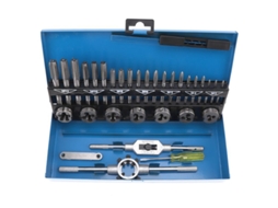 Kit De Brocas E Matrizes Métricas M3-m12, 32 Peças Com Trinquete Ajustável, Aço Liga Para Diy E Profissionais