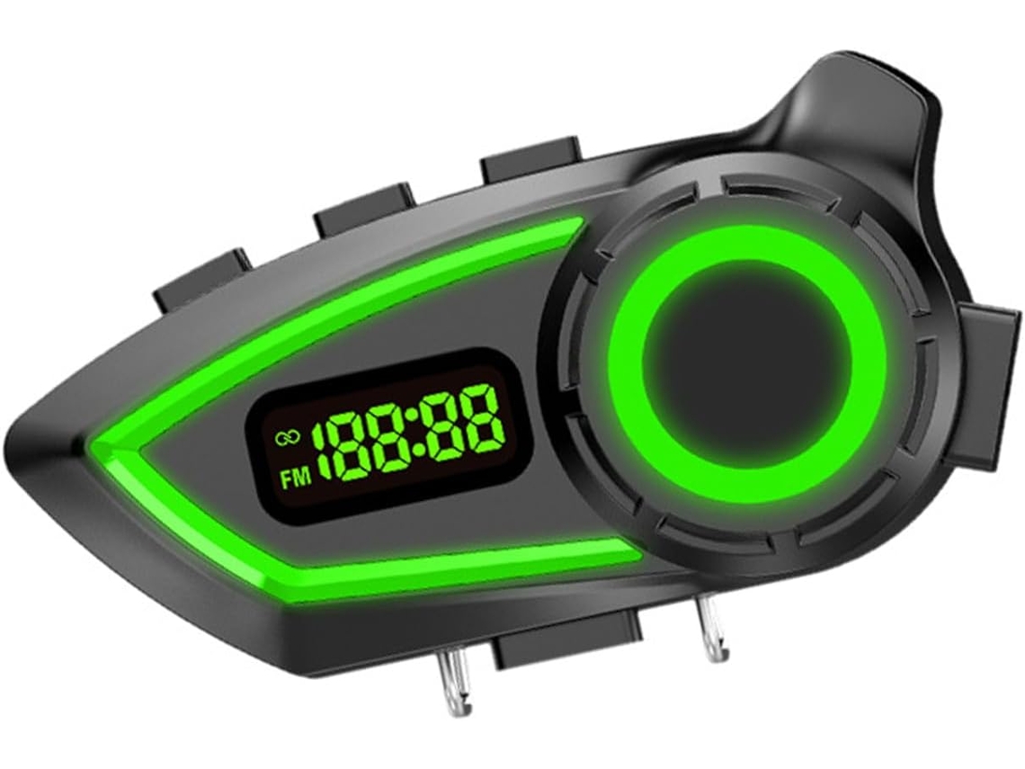 Fockety Casque Bluetooth Para Casque De Moto, Grau Ip65